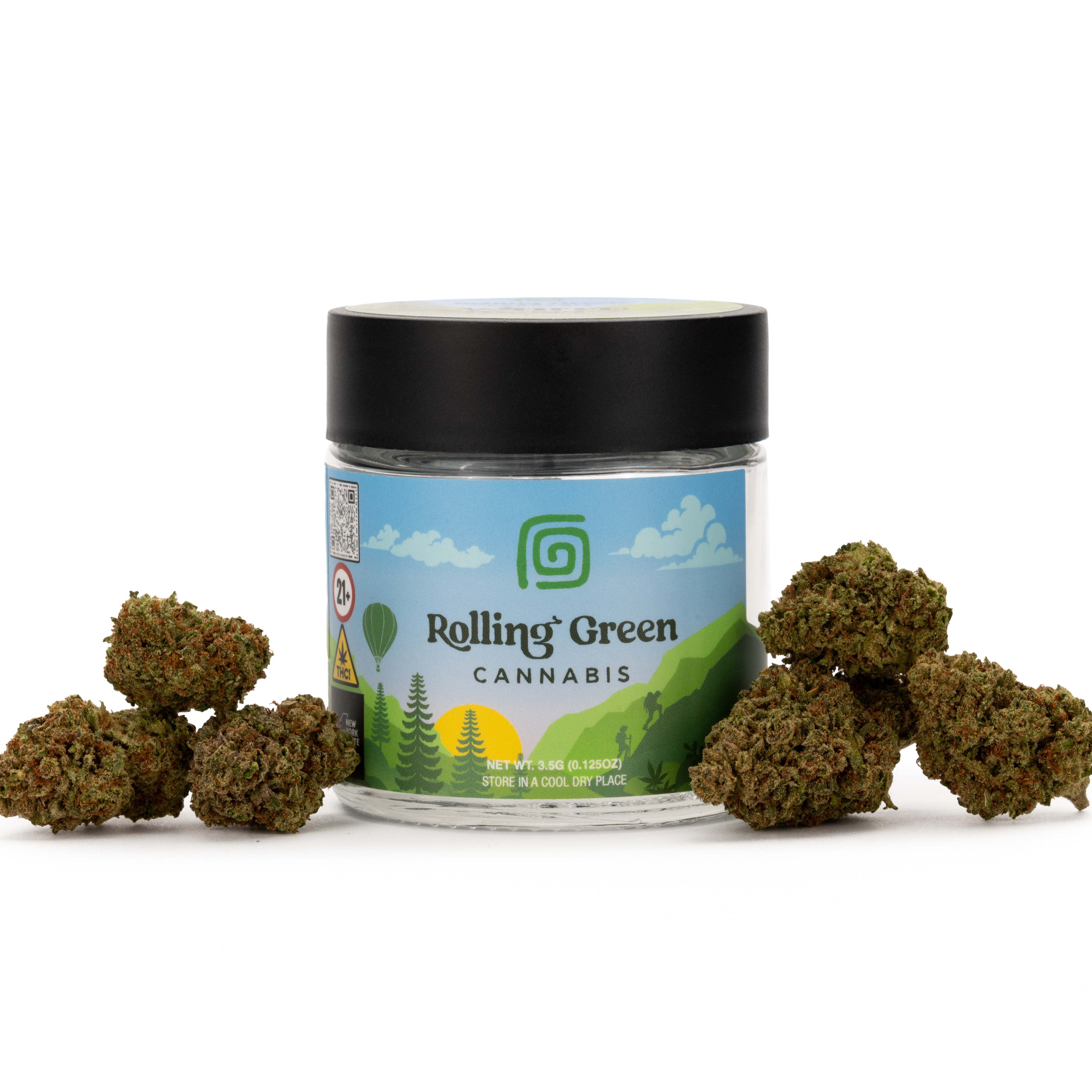 Photograph of product: Rolling Green | Wedding Pie | 3.5G Flower