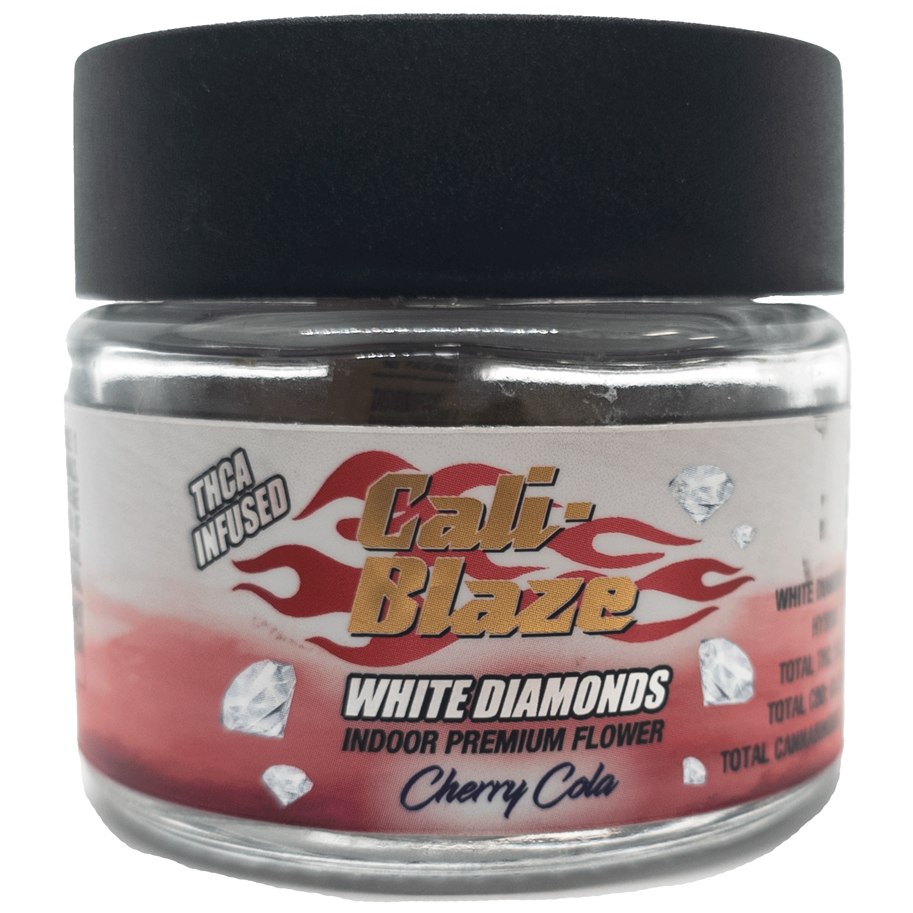 Photograph of product: Cherry Lime | 3.5G White Diamond Rocks Infused Flower