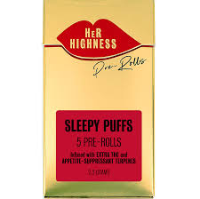 Photograph of product: Her Highness | Sleepy Puffs | Infused Preroll 5 pack | 2.5g
