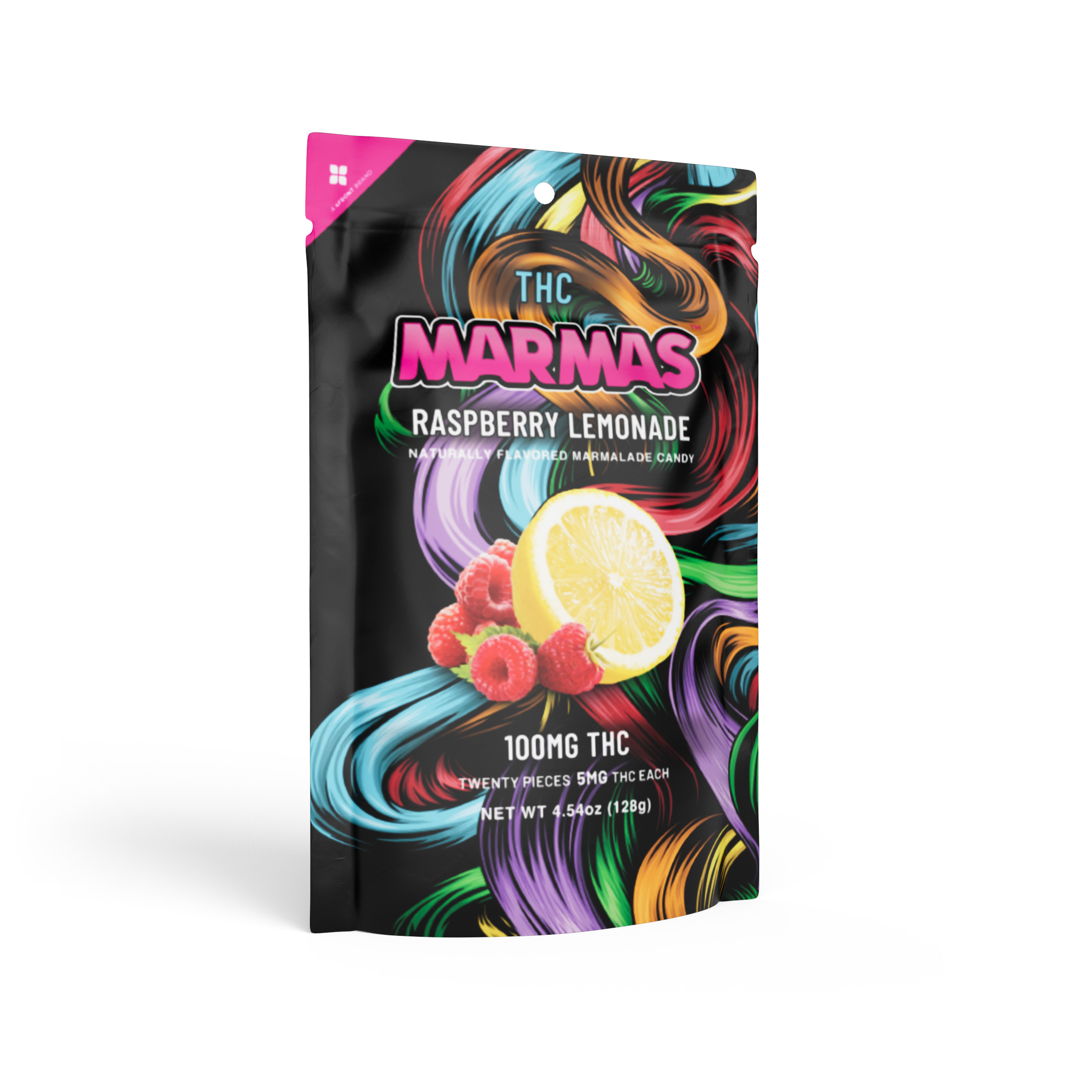 Photograph of product: Gummies | Marmas | Raspberry Lemonade | 20pk