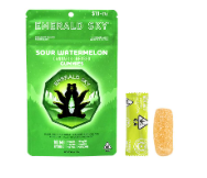 Photograph of product: Emerald Sky | Sour Watermelon Gummies | 100mg
