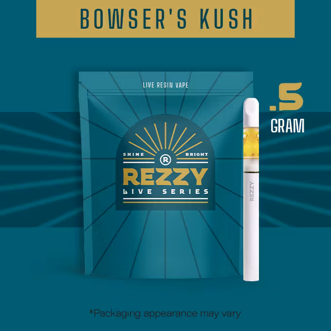 Photograph of product: Live Resin Cart | Bowsers Kush