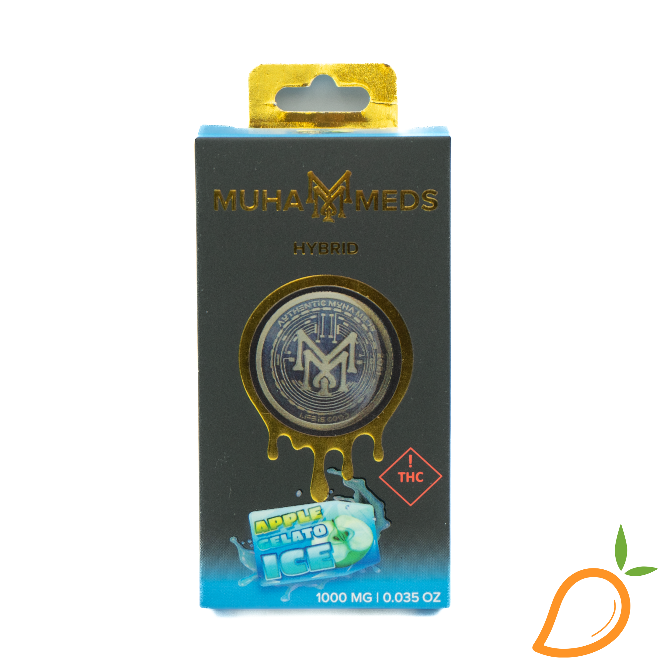 Photograph of product: 1g Apple Gelato Ice Vape Muha Meds