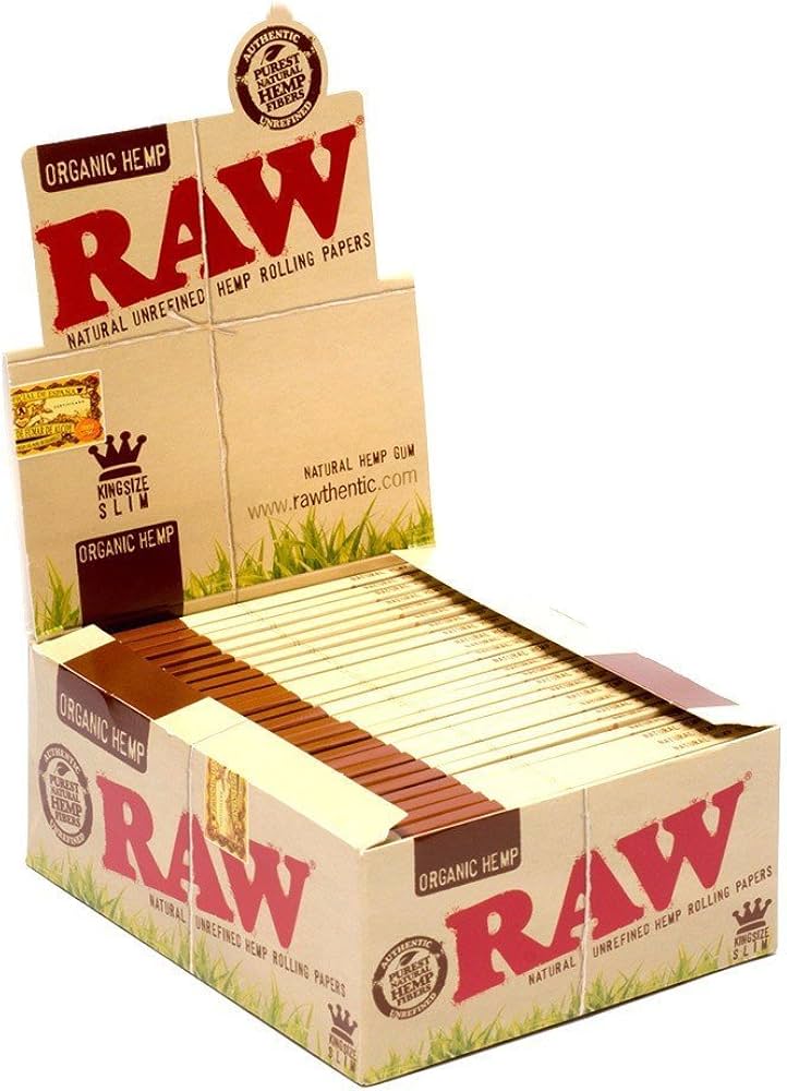 Photograph of product: RAW Organic Hemp - King Size Slim