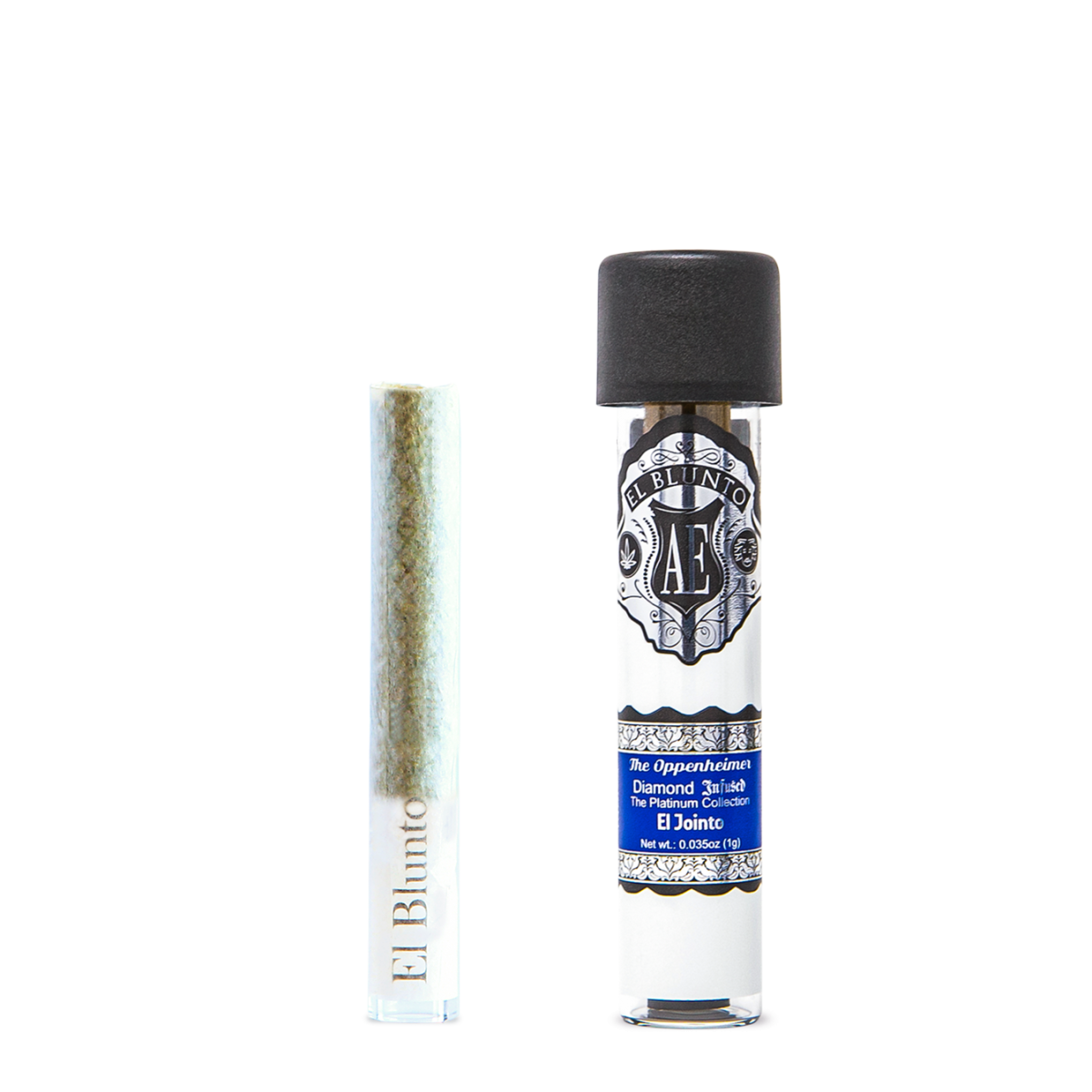 Photograph of product: El Jointo | The Oppenheimer Diamond Infused Pre-Roll | 1.0g