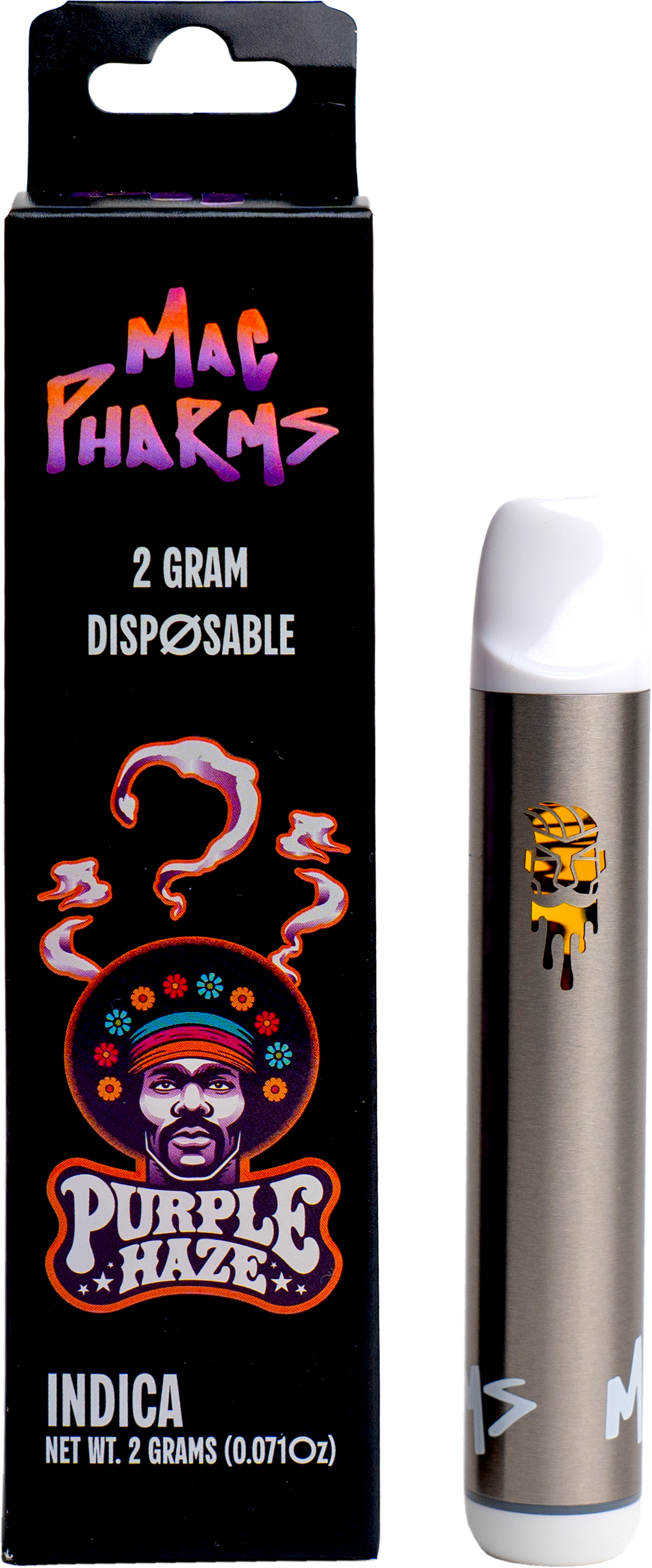 Photograph of product: Mac Pharms - Purple Haze - Disposable (Oui'd)