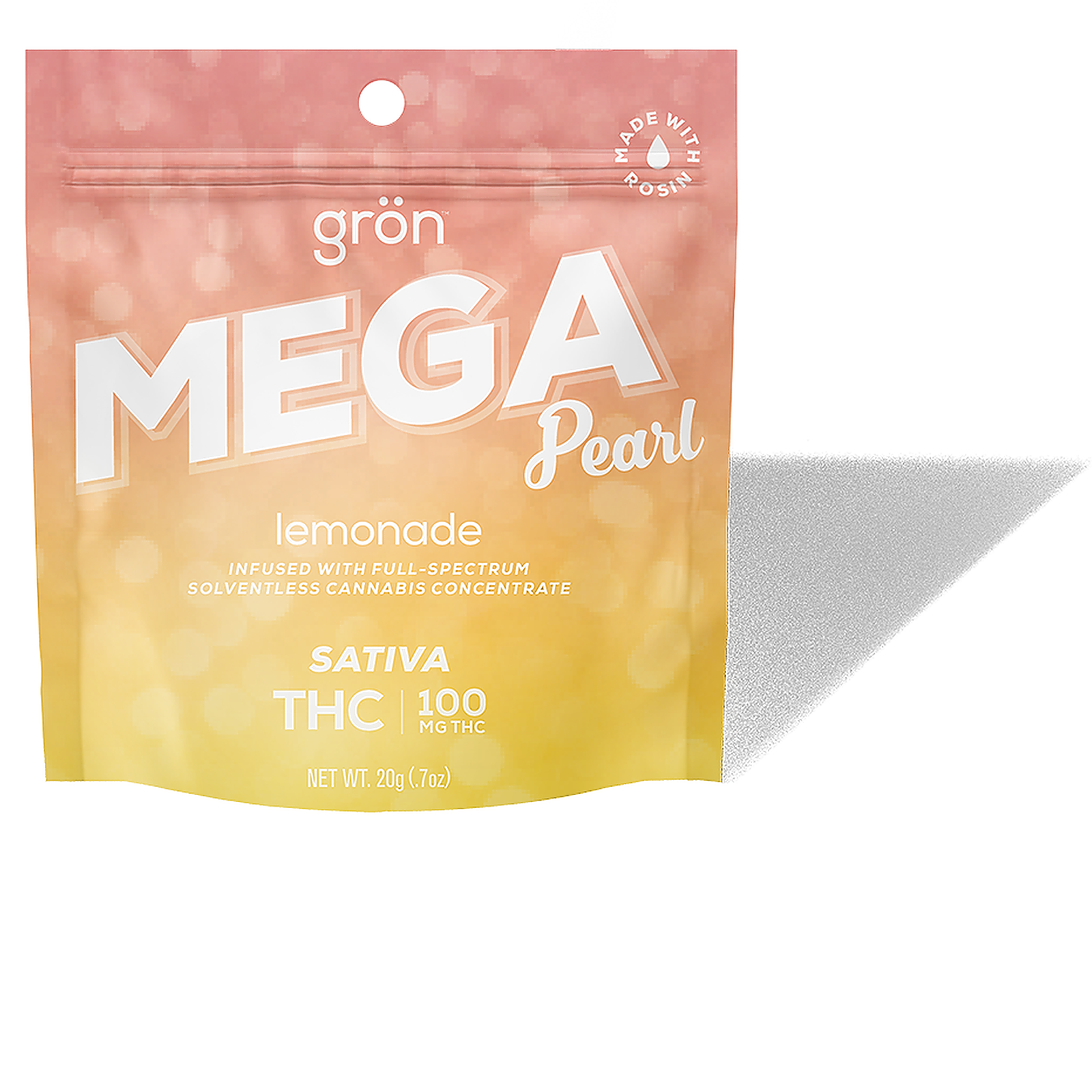 Photograph of product: Gron > Mega Pearl 100mg > TH-oui Lemonade