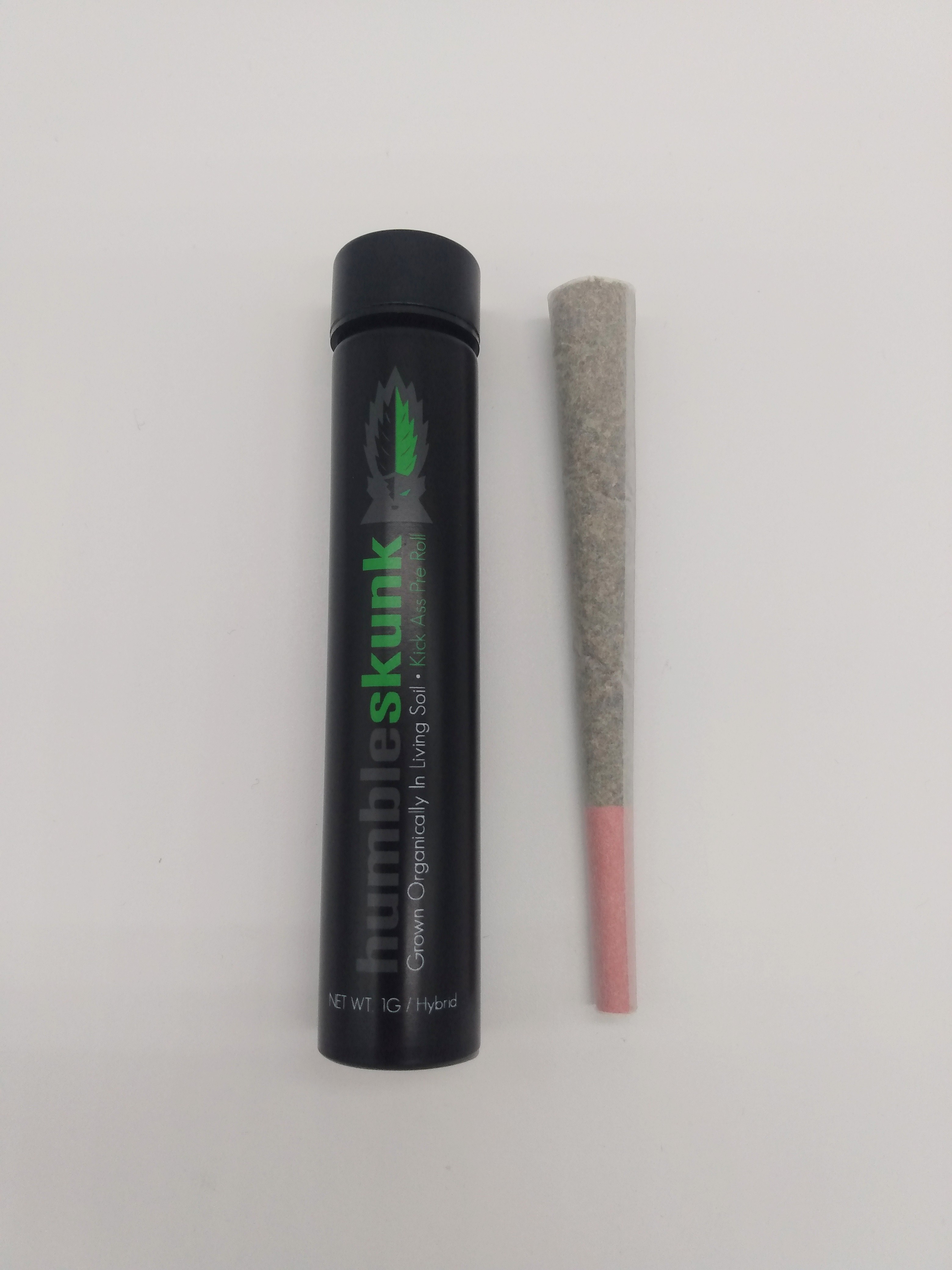 Photograph of product: Humble Skunk | Strawberry Cough | Pre-Roll | 1g | 22.44% TH-oui