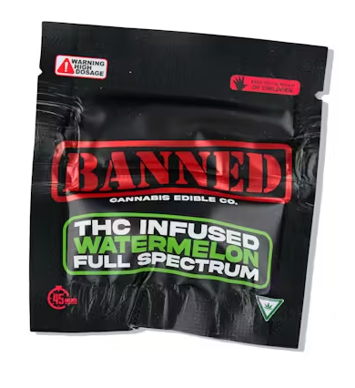 Photograph of product: BANNED | 200MG SINGLE CLUSTER | WATERMELON