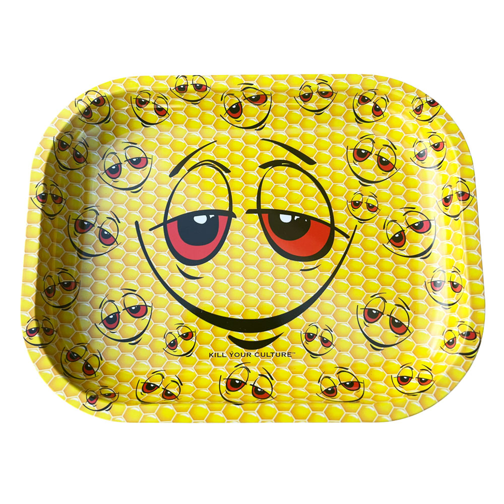 Photograph of product: Kill Your Culture Rolling Tray - 420 Smiley