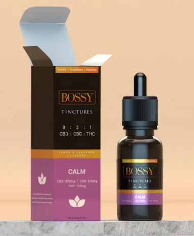 Photograph of product: Bossy - Calm Tincture 100mg