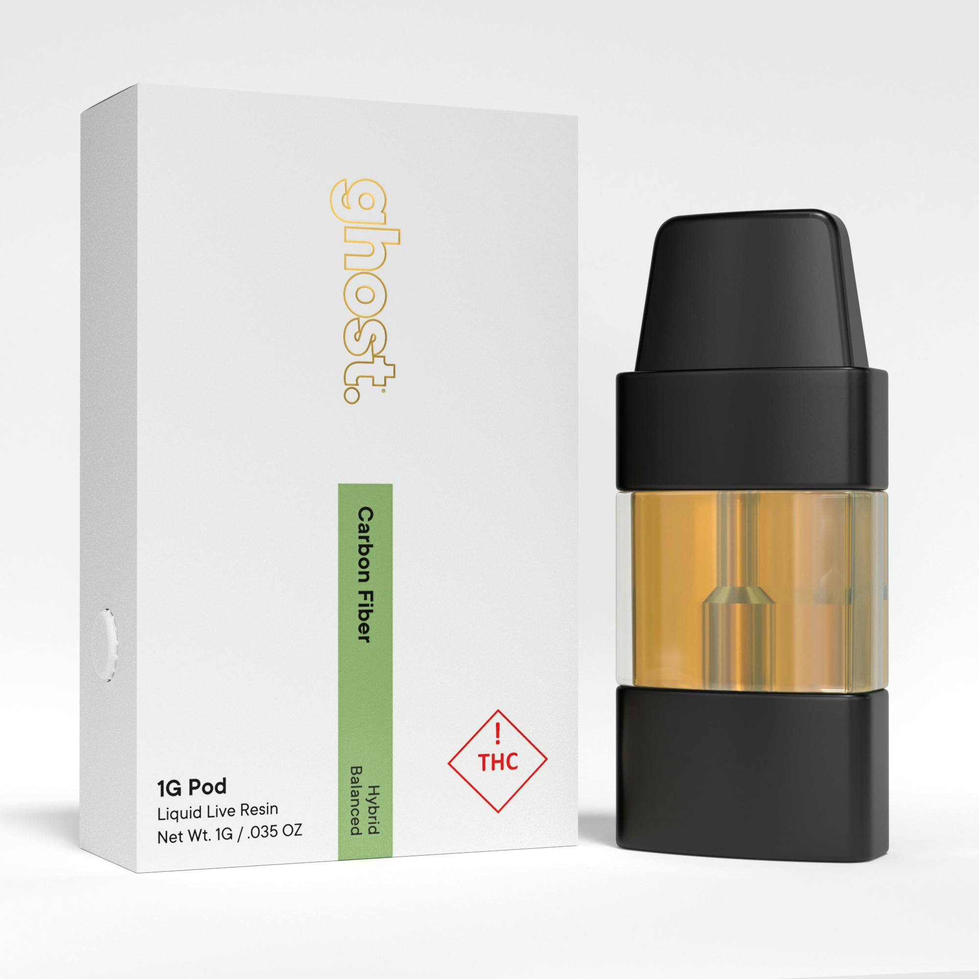 Photograph of product: Carbon Fiber Live Resin Pod | 1g | Ghost