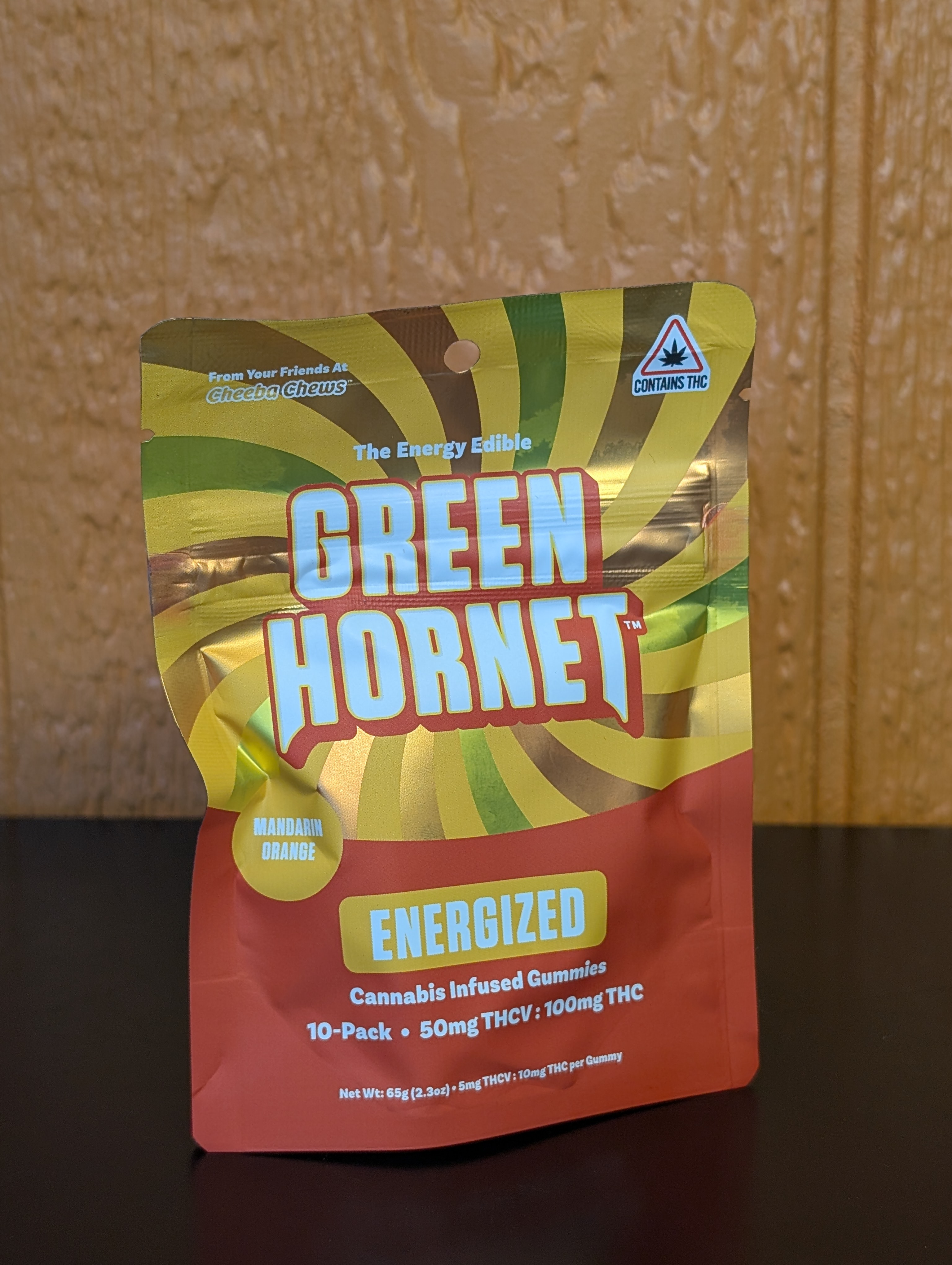Photograph of product: Green Hornet | Energized | 100MG Gummies