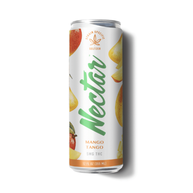 Photograph of product: Mango Tango | 5mg Infused Seltzer (H) | Nectar