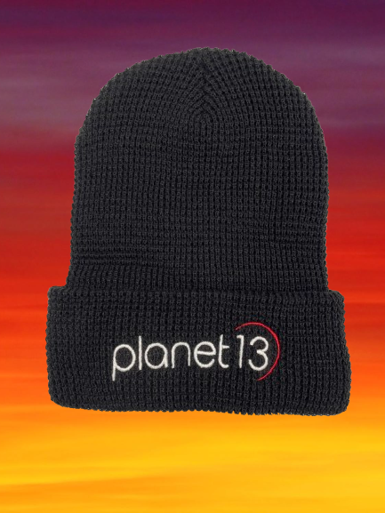 Photograph of product: Waffle Beanie P13 Black