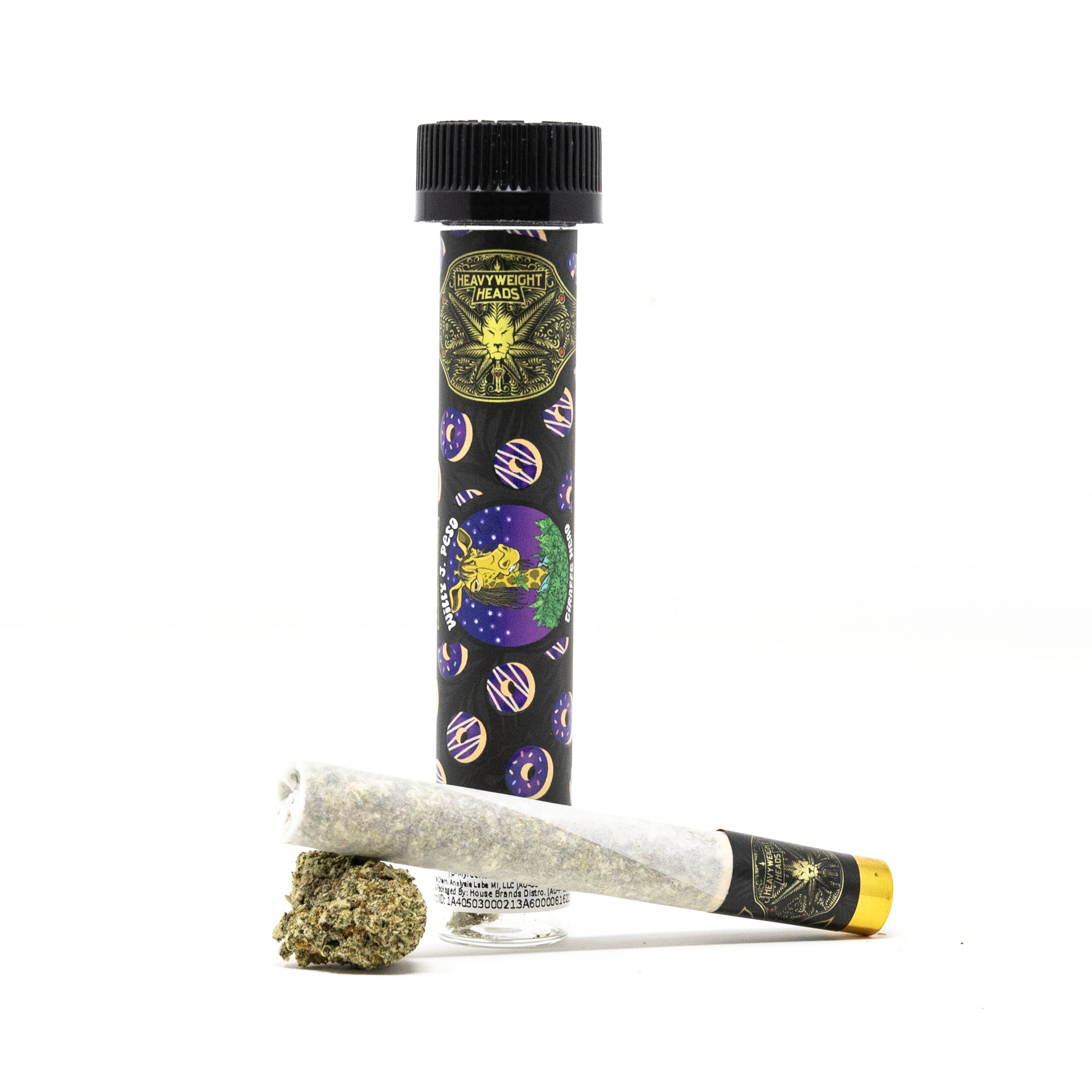 Photograph of product: Heavyweight Heads- Giraffe Head- 1G Pre Roll
