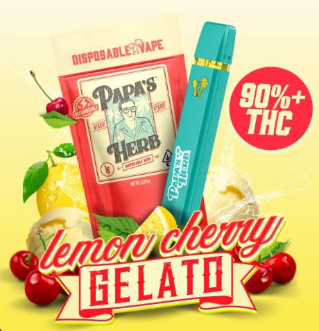 Photograph of product: Lemon Cherry Gelato (H) 1g ALL-IN-ONE - Retail