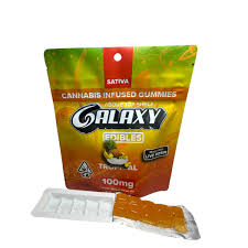 Photograph of product: Galaxy Live Rosin Edibles Tropical 100mg