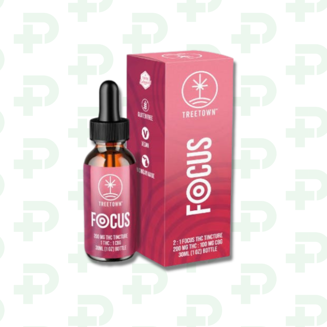 Photograph of product: Treetown Tincture - Focus 200mg TH-oui 100mg CBG