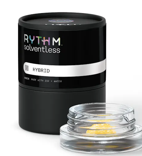 Photograph of product: Rythm Jet Fuel OG Live Rosin 1g