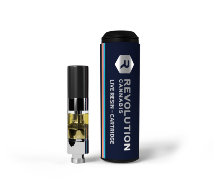 Photograph of product: REVOLUTION - MOUNTAIN BREEZE LIVE RESIN CARTRIDGE (0.5G) (IH)