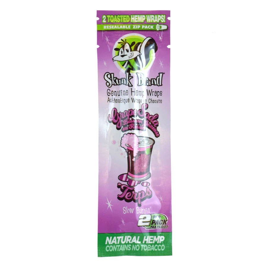 Photograph of product: Skunk Brand | Genuine Hemp Wraps -Grape Soda