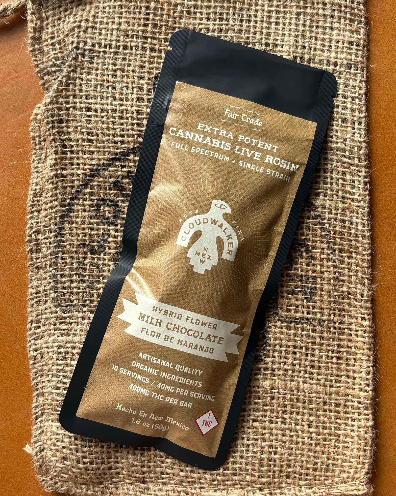 Photograph of product: Orange | Milk Chocolate | Medical Chocolate (400mg TH-oui)