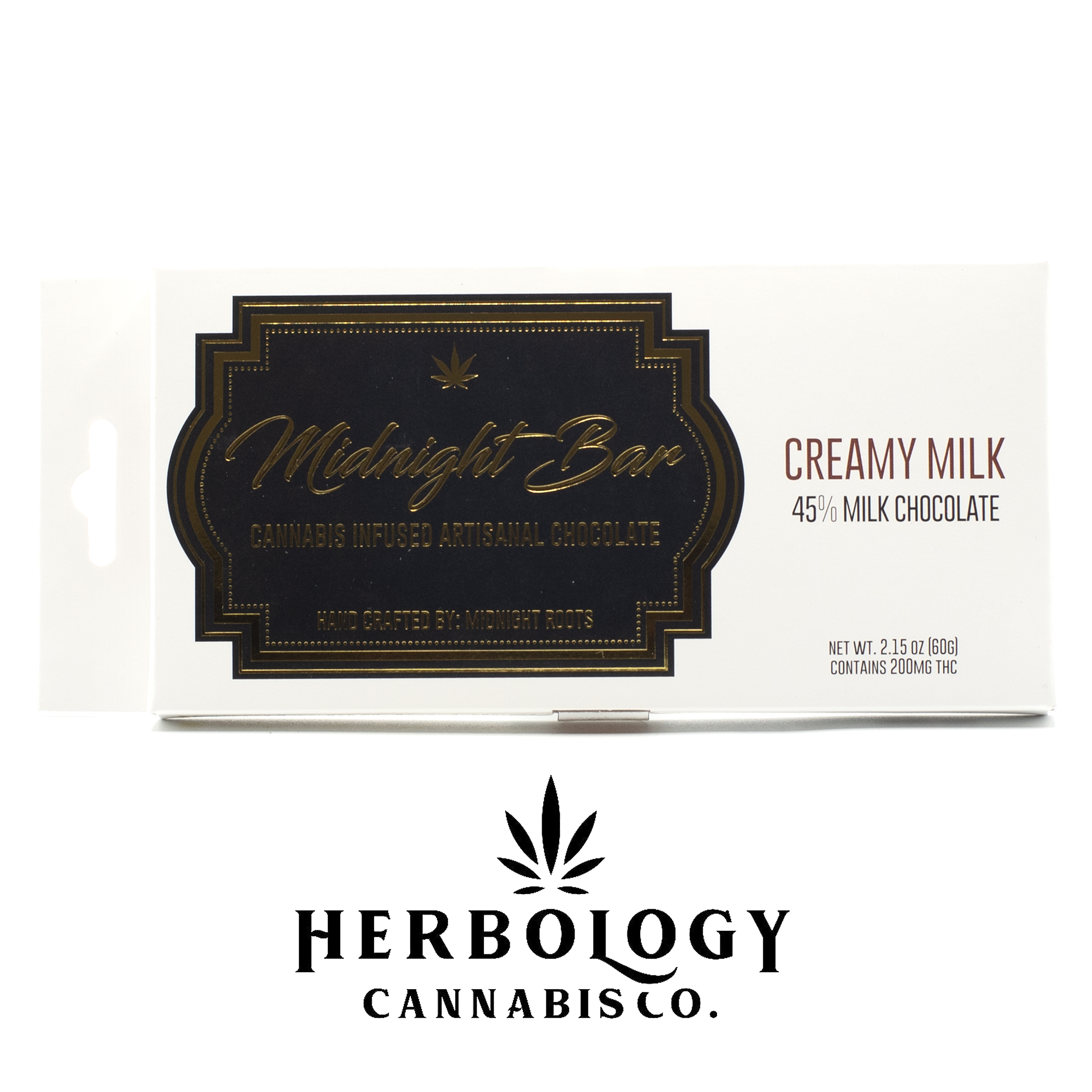 Photograph of product: Midnight Bar | Creamy Milk Chocolate | 200mg
