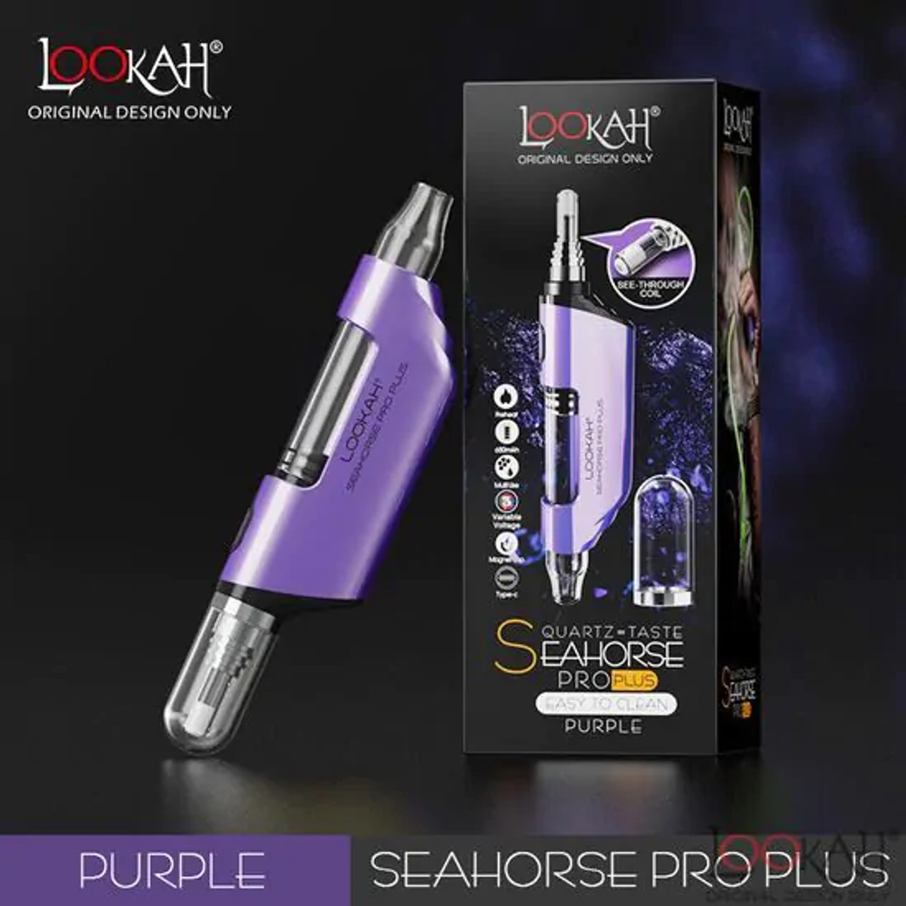 Photograph of product: Lookah - Seahorse Pro Plus - Purple