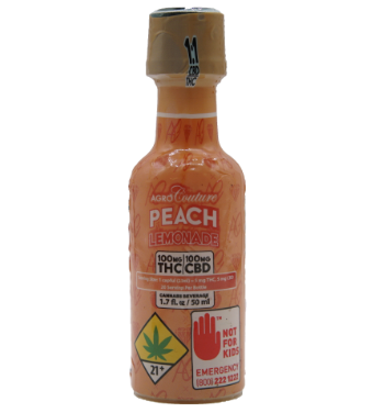 Photograph of product: Agro Couture - 1:1 Peach Lemonade [200mg] - Edible shot