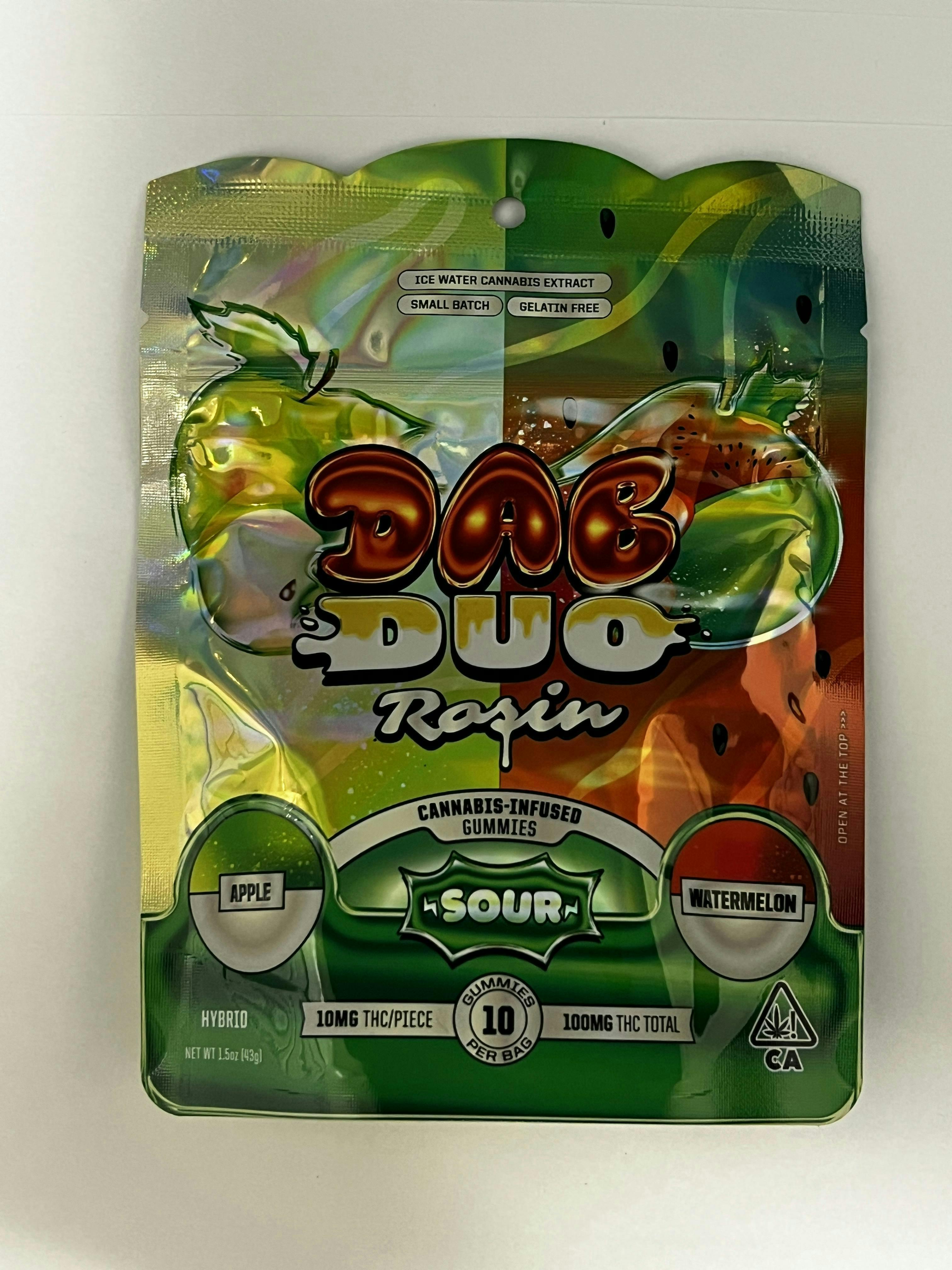 Photograph of product: ABX - ABX Dab Duos Rosin Sour Gummies Pack