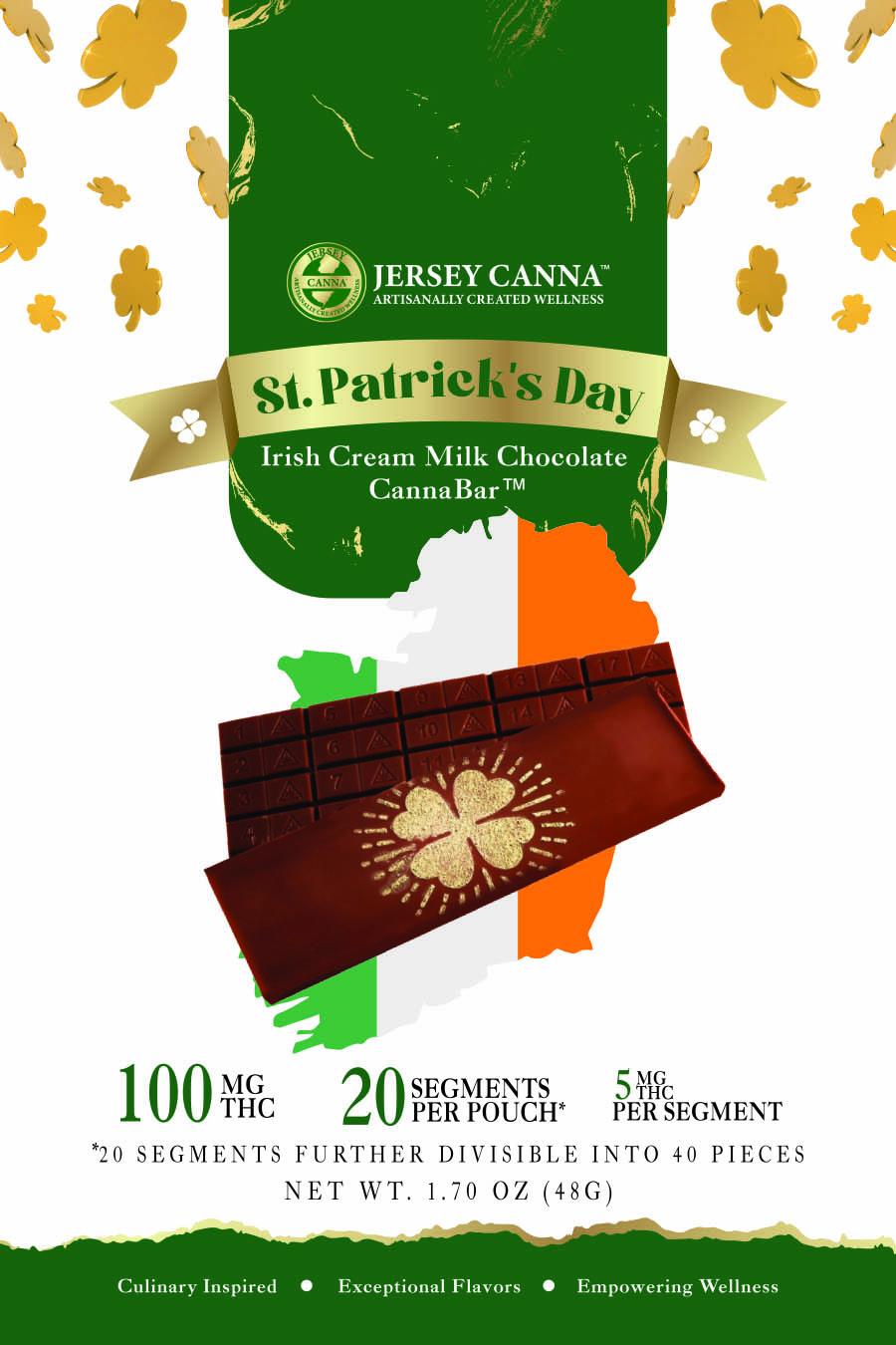 Photograph of product: Irish Cream Milk Chocolate Bar