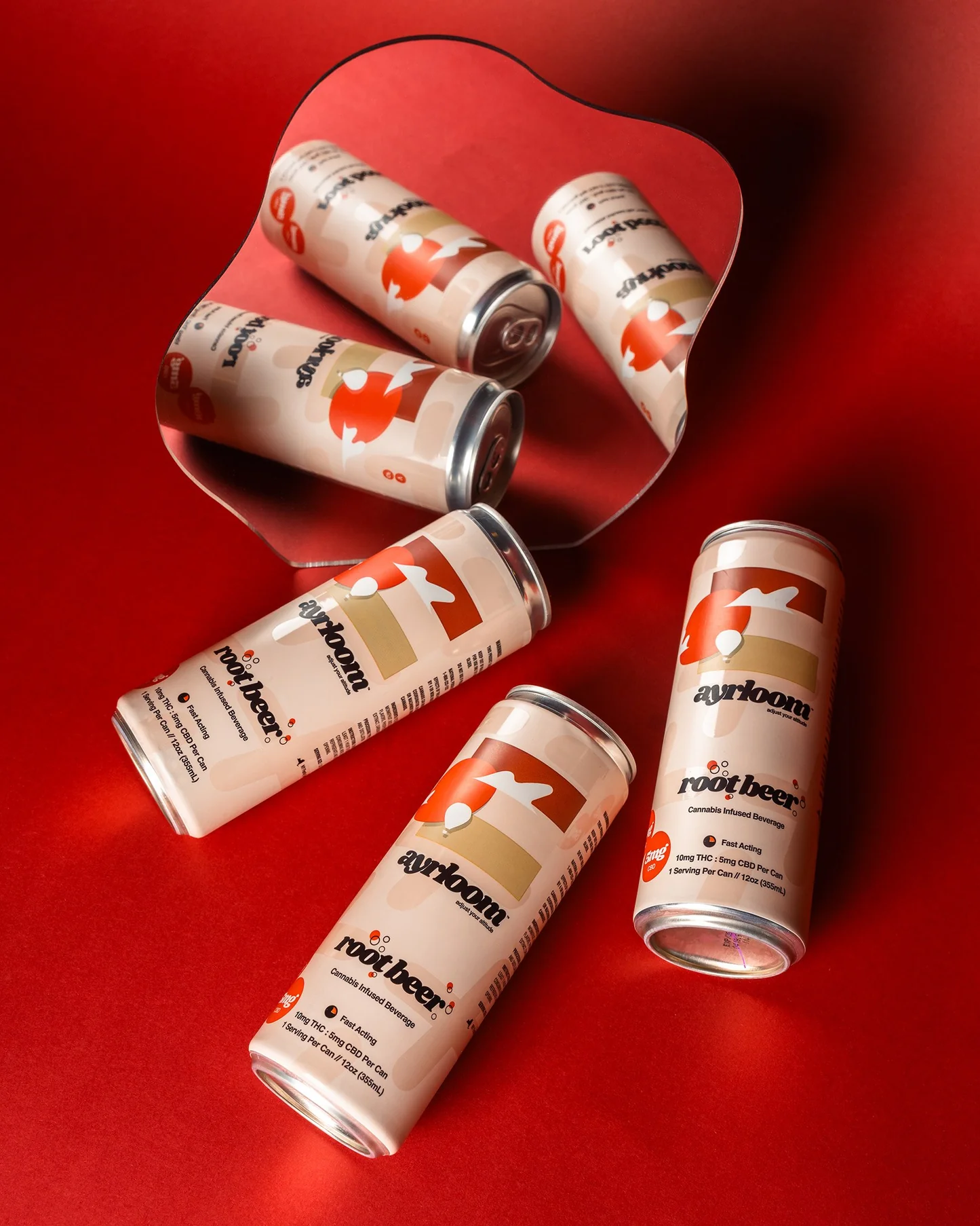 Photograph of product: Ayrloom UP - Root Beer 2:1 TH-oui:CBD 4pk - 40mg