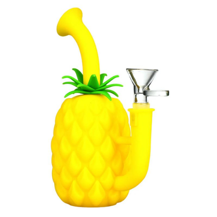 Photograph of product: 7" Silicone Pineapple Water Pipe