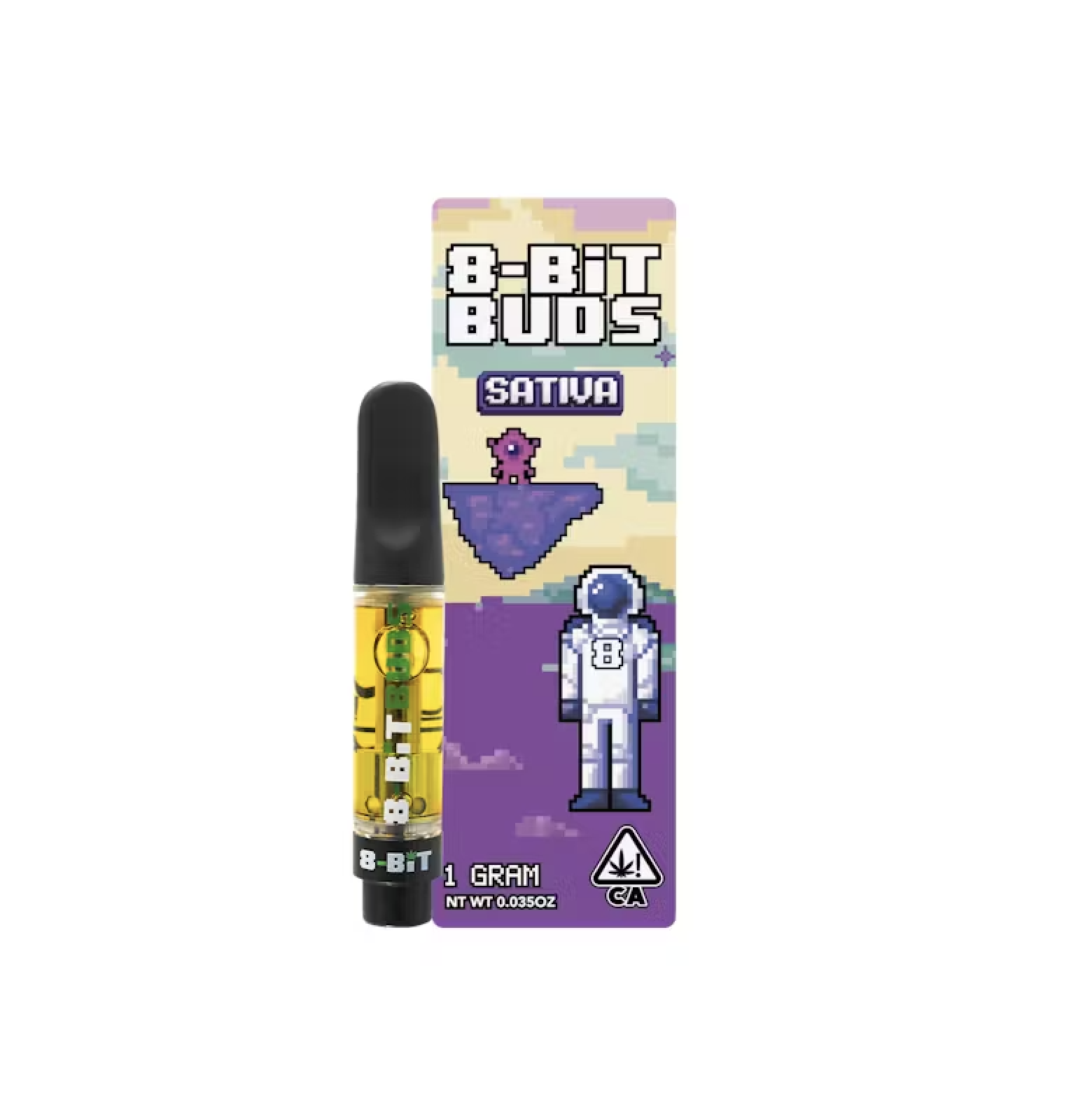Photograph of product: 8 Bit Buds Rosin Infused Cart 1g - Blue Dream (S)