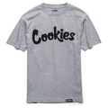 Photograph of product: Cookies - Tee - Original Mint Logo - Heather Gray/Black - LG