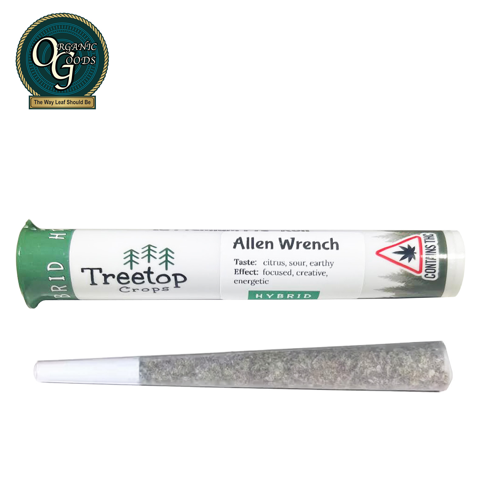 Photograph of product: Treetop Crops Pre-Roll Allen Wrench 1 G