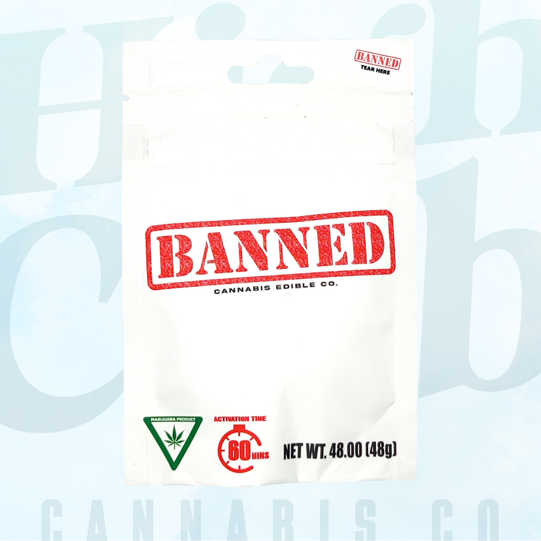 Photograph of product: Banned | Single Gummy | Watermelon Lemonade | 200mg