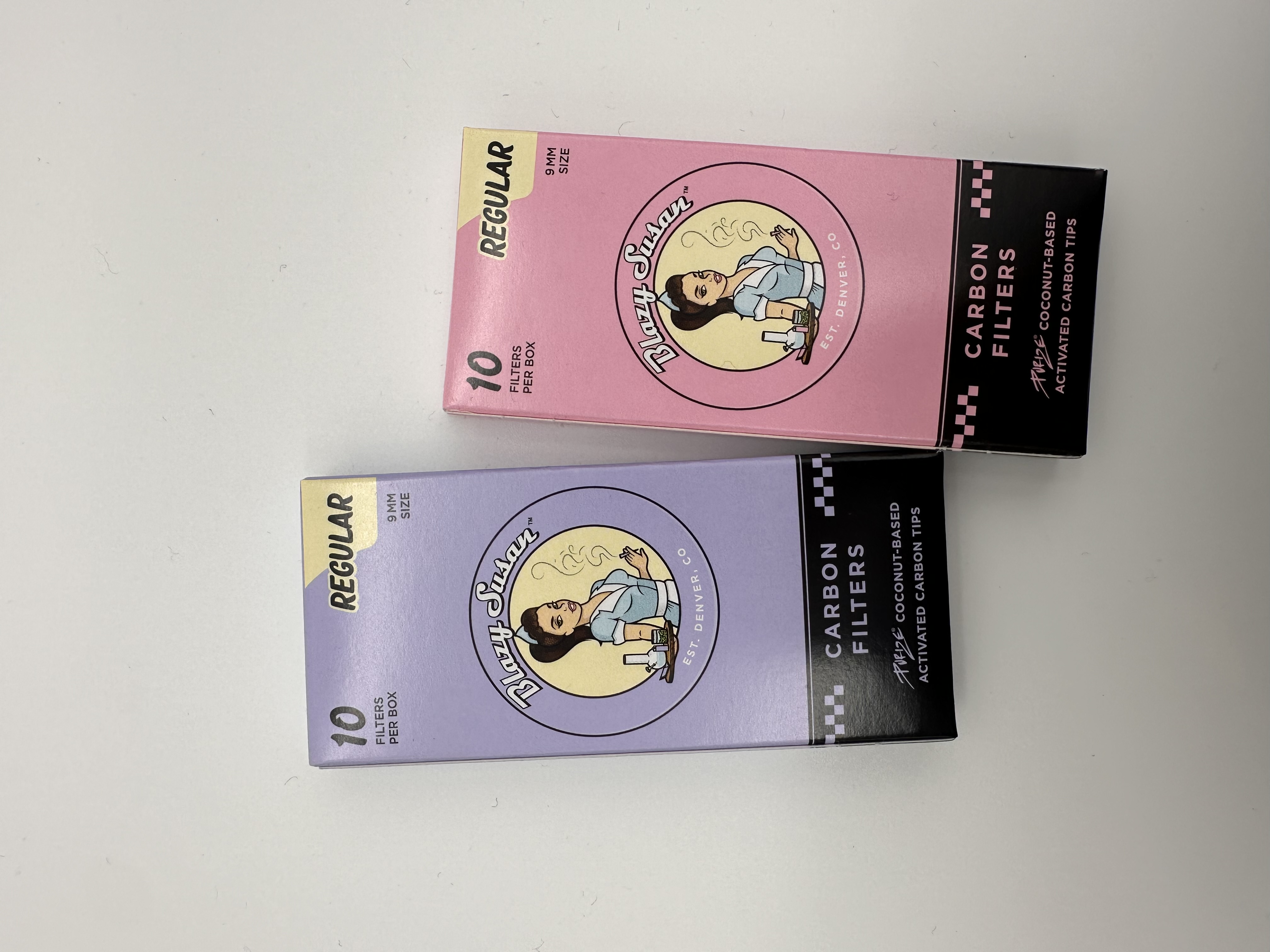Photograph of product: Blazy Susan | Purize Activated Carbon Tips | 10pk Regular Size