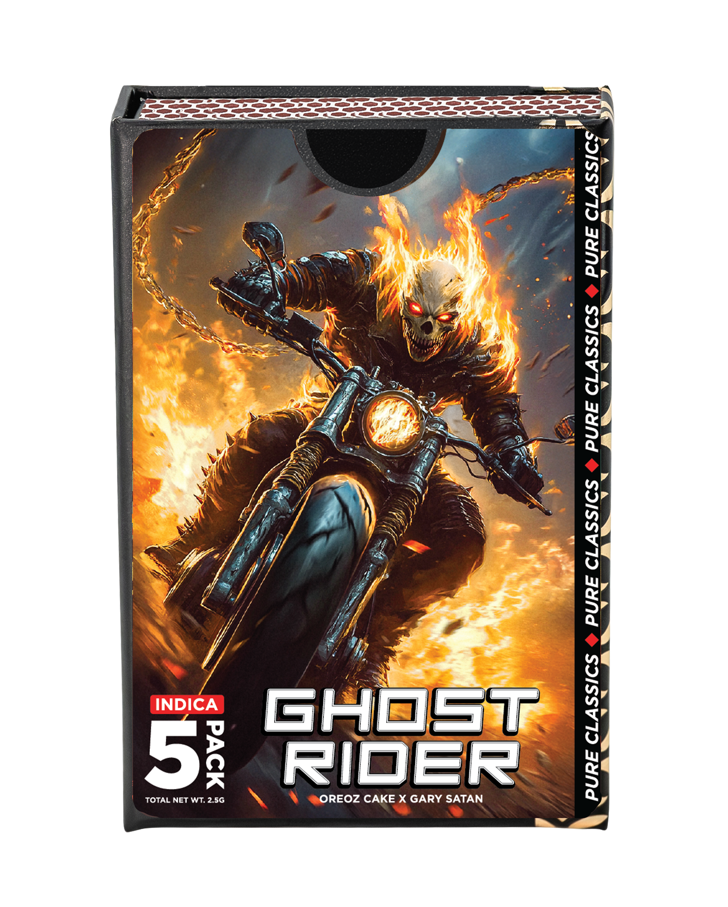 Photograph of product: Goldkine - Ghost Rider 0.5g Joints - 5 pack - 2.5g