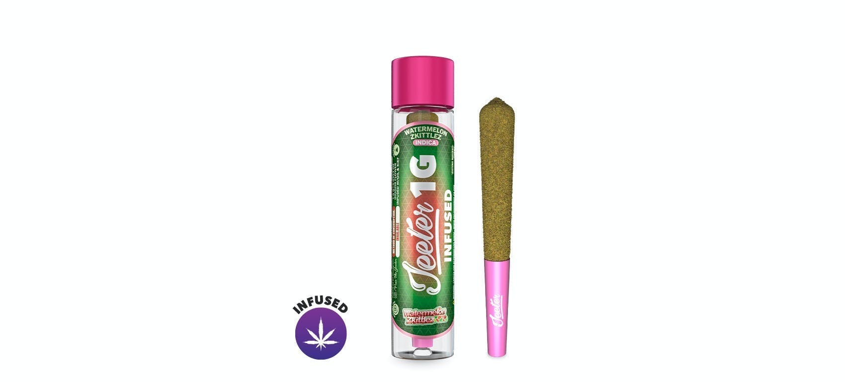 Photograph of product: Infused Jeeter 1g Watermelon Zkittlez - MED