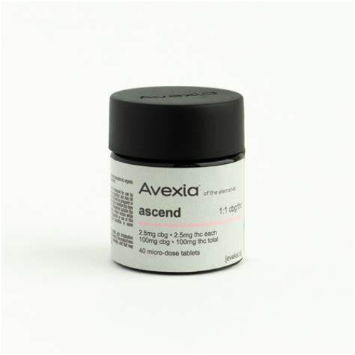 Photograph of product: Ascend Microdose Tablets | CBG:TH-oui | 2.5mg:2.5mg x 40pcs