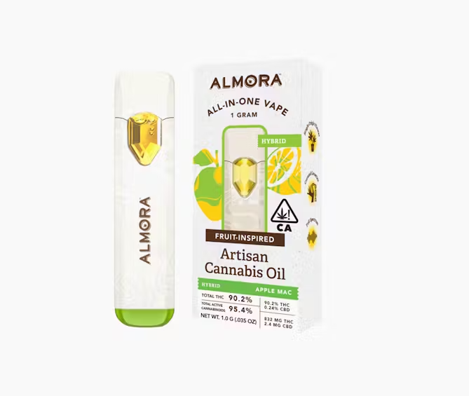 Photograph of product: Almora Farm Rose Z Hybrid Live Resin AIO 1g