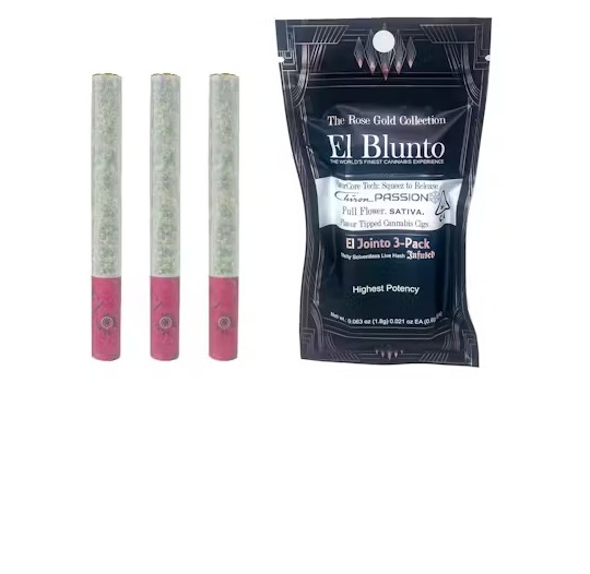 Photograph of product: El Blunto au chocolat Preroll 3PK Chiron Passion 1.8G