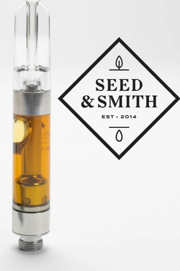 Photograph of product: Seed & Smith - OG Banana 1000mg Live Resin Cartridge