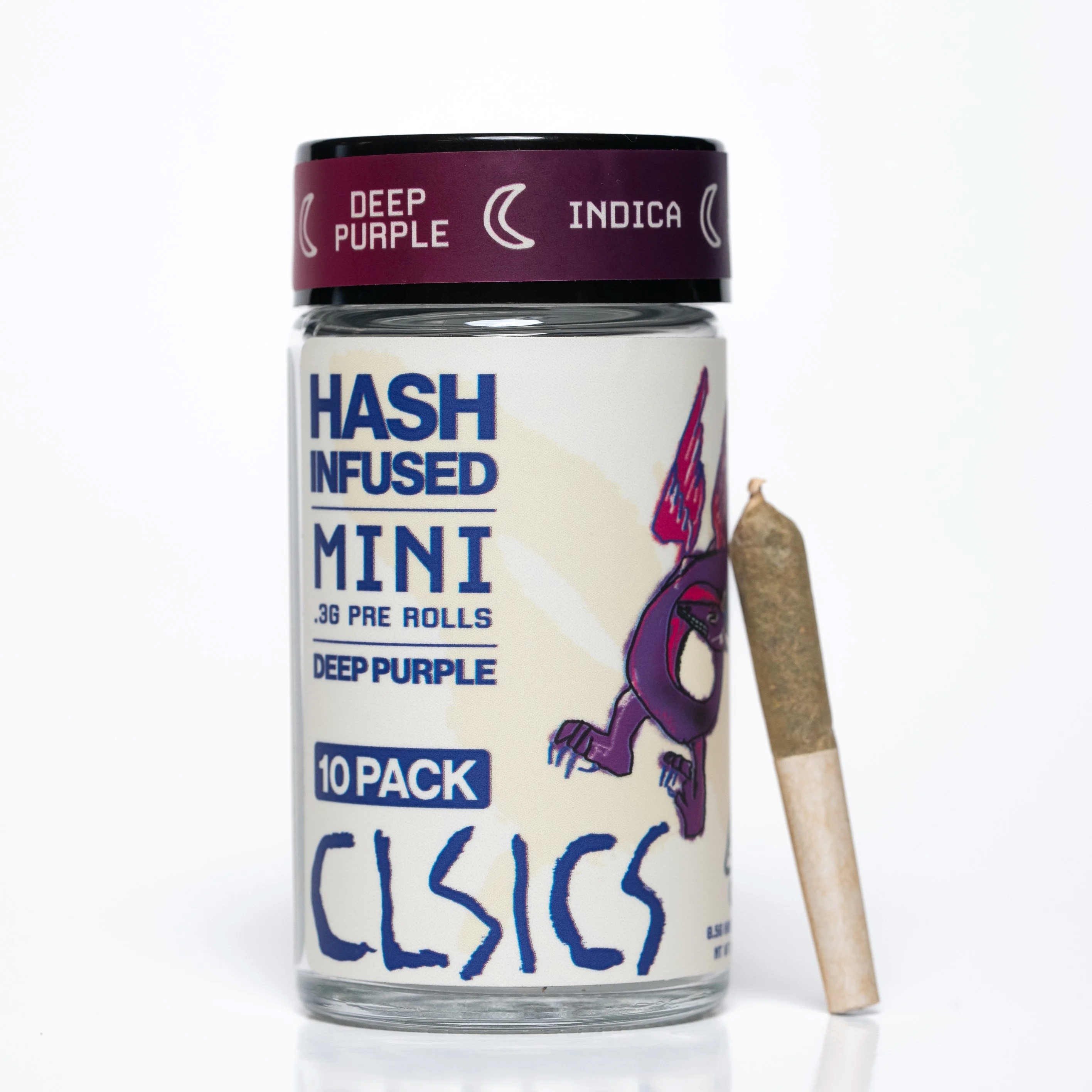 Photograph of product: au chocolat PREROLL 10PK Oui'd DEEP PURPLE