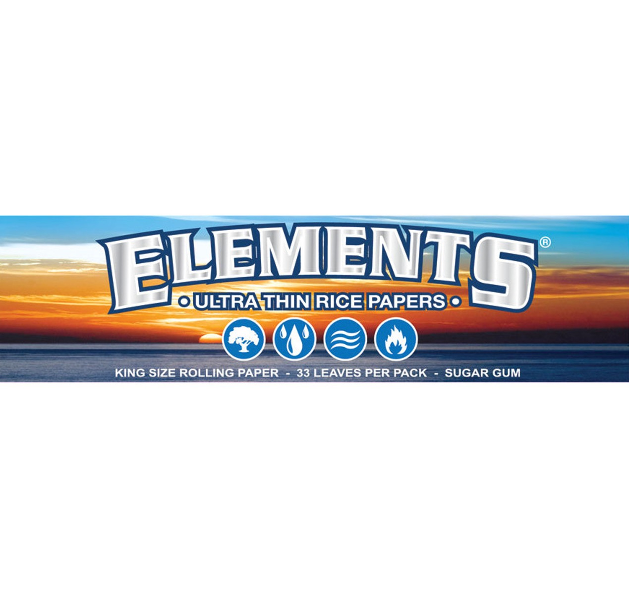 Photograph of product: (Elements) King Size Slim Rice Paper