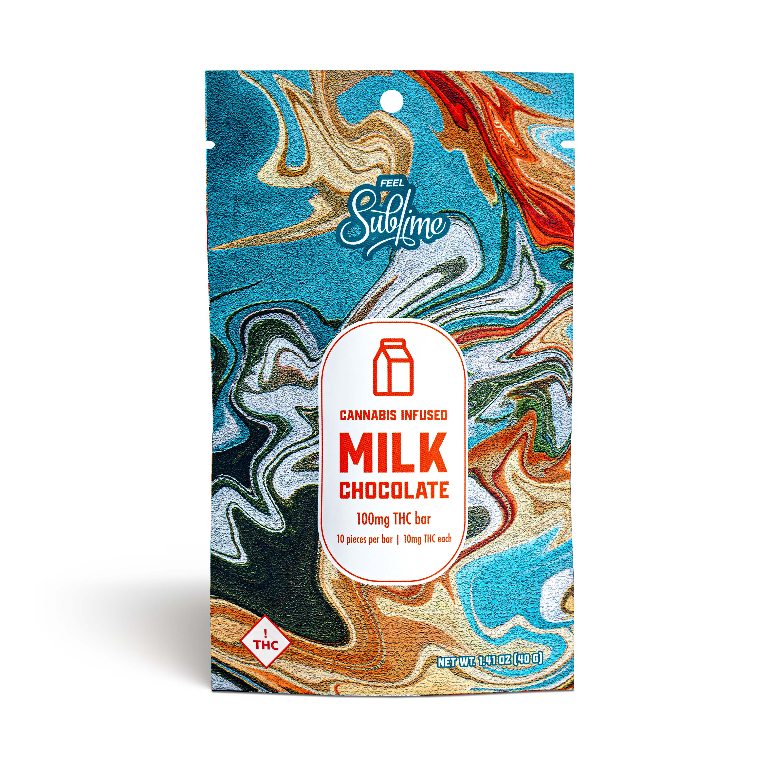 Photograph of product: Milk Chocolate Bar - 100mg