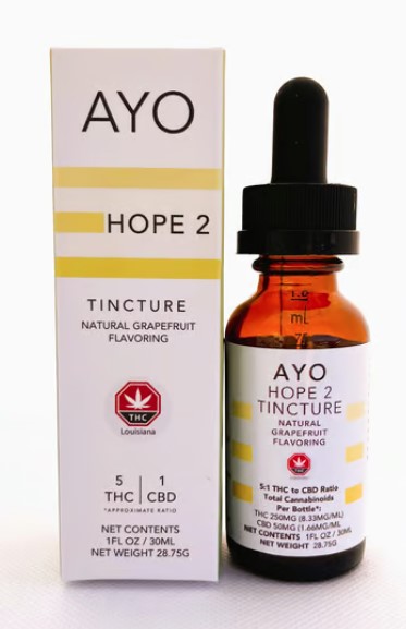 Photograph of product: Ayo: Tincture | Hope 5:1 | TH-oui:CBD
