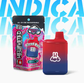 Photograph of product: Hellavated - Razberry Blitz - Cloud Bar